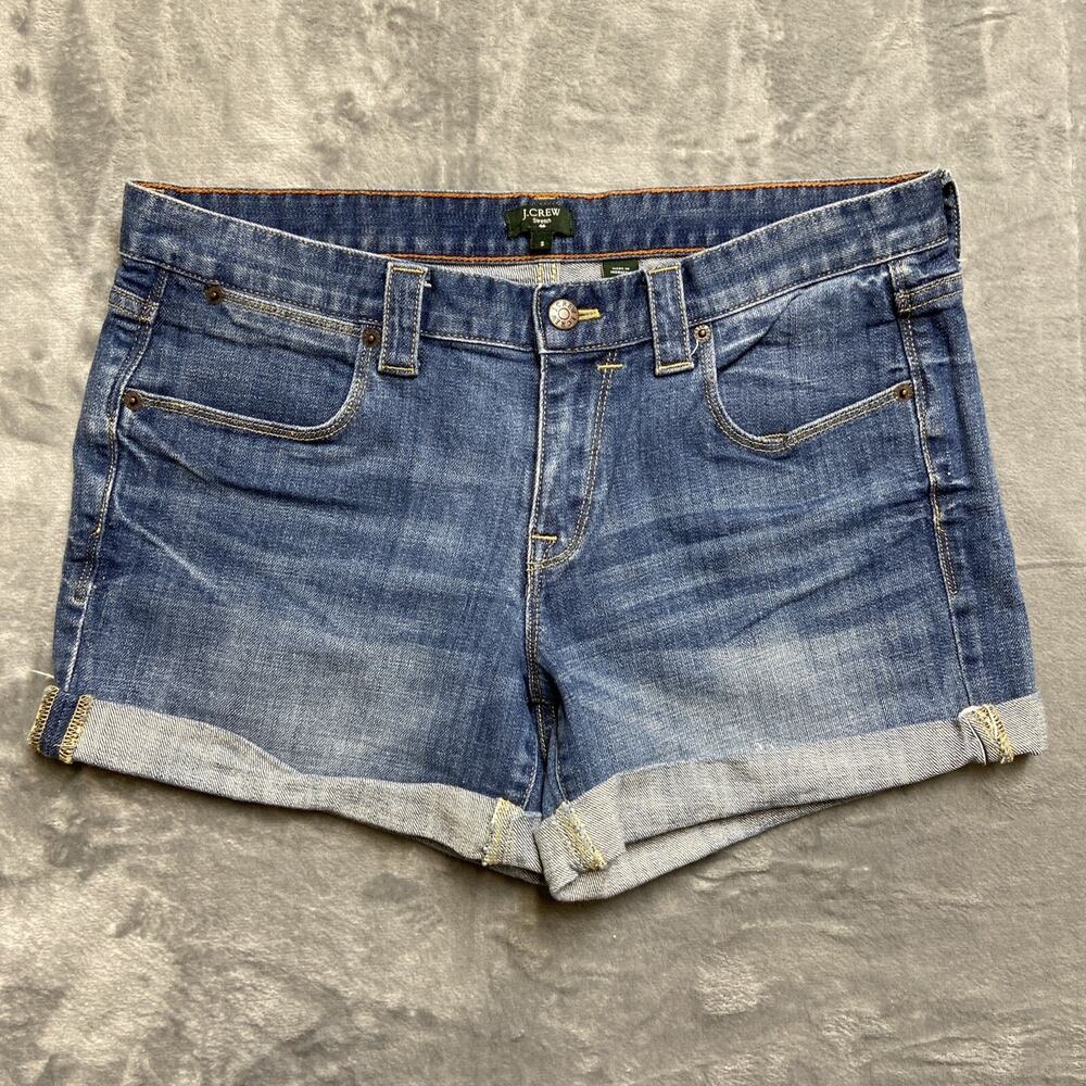 JCrew Cuffed‎ Denim Jeans Women’s Size 3 Blue Denim